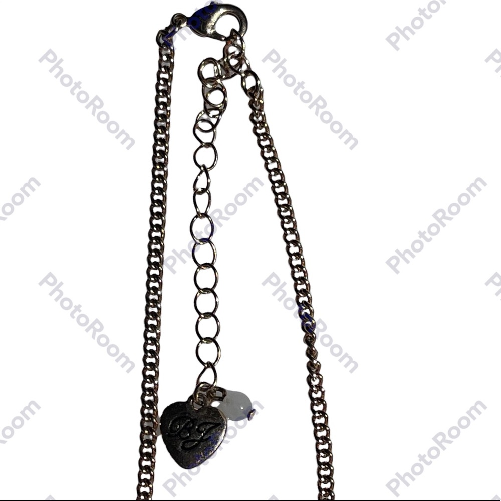 Betsey Johnson owl pendant filled with rhinestones on beautiful chain - Picture 4 of 11